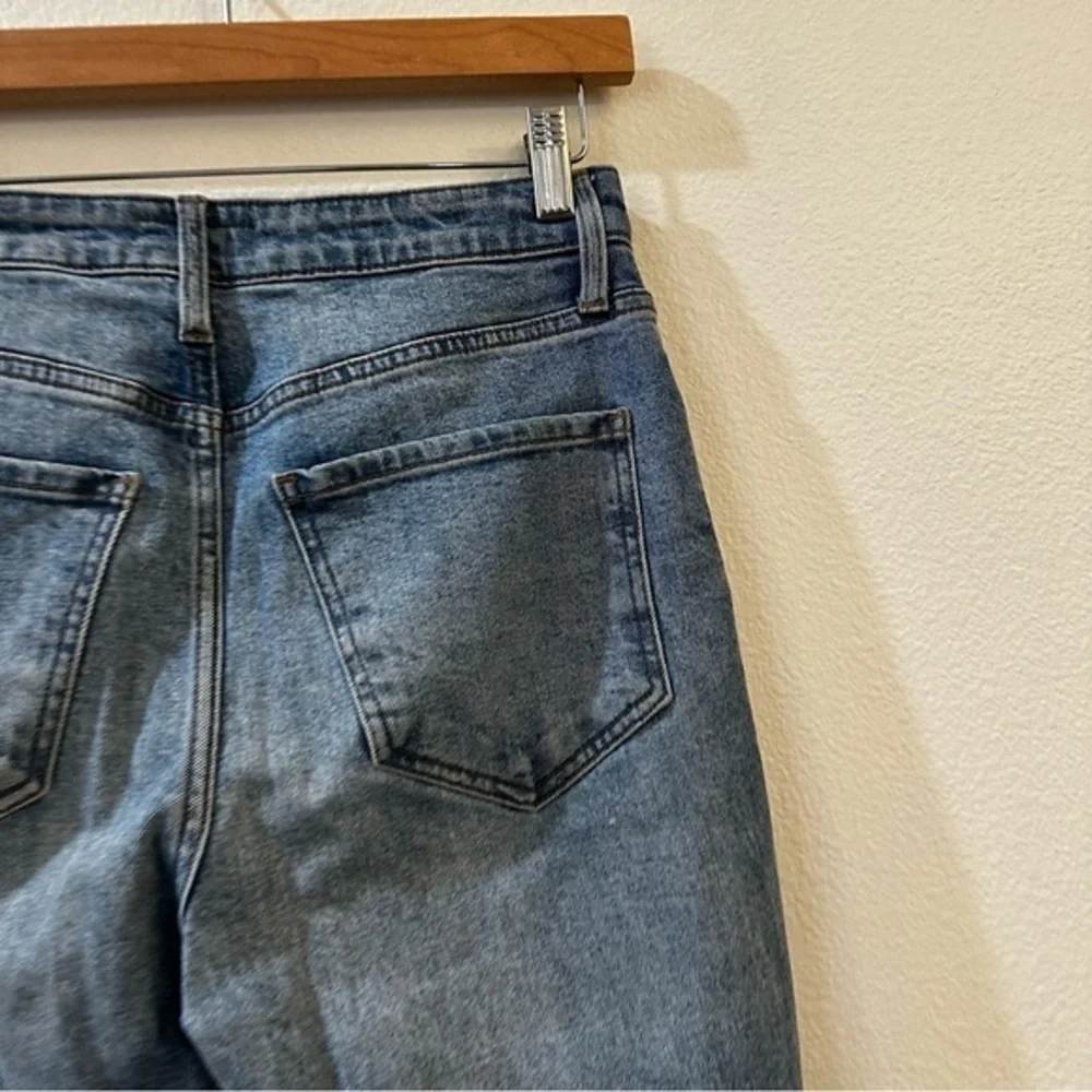 KUT Women's Ashley High Rise Slouchy Barrel Straight Leg Denim‎ Jeans Size 00